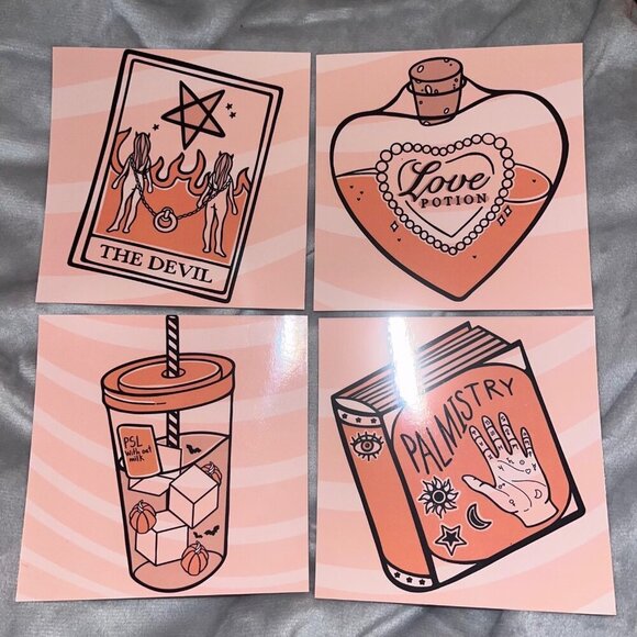 Halloween / Tarot Card Art Print Set - Picture 2 of 2